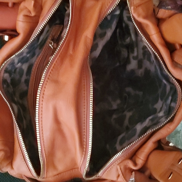 ❤️Last Chance !! B. Makowsky Genuine Leather Satchel Bag - Picture 7 of 17